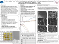 Thumbnail for Is there really a “good” buffer? Identifying nonreactive pH buffers for fungal manganese oxide research
