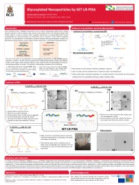 Thumbnail for Glycosylated nanoparticle by SET-LRP PISA