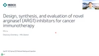 Thumbnail for Design, synthesis, and evaluation of novel arginase1 (ARG1) inhibitors for cancer immunotherapy