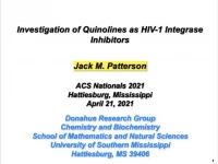 Thumbnail for Investigation of quinolines as HIV-integrase inhibitors