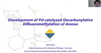 Thumbnail for Palladium-catalyzed decarbonylative electrophilic difluoromethylation of arenes using difluoroacetyl fluoride