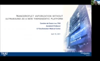 Thumbnail for Nanodroplet vaporization without ultrasound as a new theranostic platform