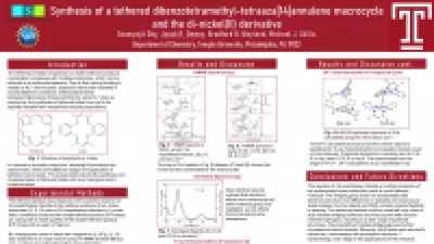 Thumbnail for Synthesis of a tethered dibenzotetramethyl-tetraaza[14]annulene macrocycle and the di-nickel(II) derivative