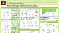 Thumbnail for Computational investigations of dichloromethane ligand substitution in the enantiopure cation [(η5-C5H5)Re(NO)(PPh3)(ClCH2Cl)]+