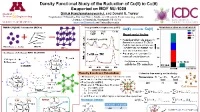 Thumbnail for Density functional study of the reduction of Cu(II) to Cu(0) supported on MOF NU-1000