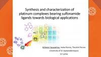 Thumbnail for Synthesis and characterization of platinum complexes bearing sulfonamide ligands towards biological applications
