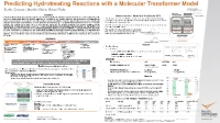 Thumbnail for Modeling hydrotreating reactions using transformer networks
