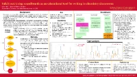 Thumbnail for Talk it out: Using soundboards as an educational tool for writing in chemistry classrooms