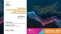 Thumbnail for Application of the molecular transformer algorithm to hydrotreating