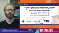 Thumbnail for Studies of uranium hexafluoride interactions with organic self-assembled monolayer surfaces in a low-to-high vacuum environment.