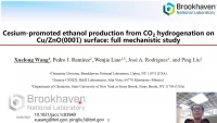 Thumbnail for Cesium-promoted ethanol production from CO2 hydrogenation on Cu/ZnO(000) surface: Full mechanistic study