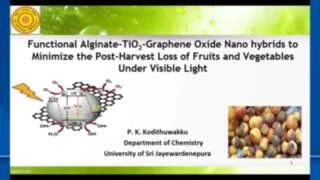 Thumbnail for Functional alginate-TiO2-graphene oxide nanohybrids to minimize post-harvest loss of fruits and vegetables under visible light