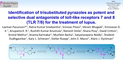 Thumbnail for Identification of trisubstituted pyrazoles as potent and selective dual antagonists of toll-like receptors 7 and 8 (TLR 7/8) for the treatment of lupus