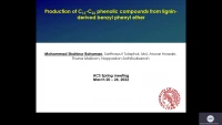 Thumbnail for Production of C12-C22 phenolic compounds by simultaneous C-O breaking and C-C coupling of lignin-derived benzyl phenyl ether