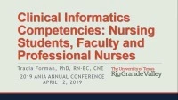Thumbnail for Clinical Informatics Competencies: Nursing Students, Faculty and Professional Nurses 