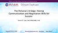 Thumbnail for The Personal 2.0 Edge: Honing Communication and Negotiation Skills for Success