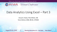Thumbnail for Data Analytics Using Excel - Part 3