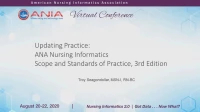 Thumbnail for ANA Scope and Standards of Practice for Nursing Informatics, 3rd Edition & Closing Remarks