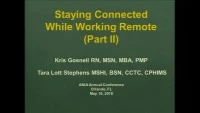 Thumbnail for Staying Connected while Working Remote (Part 2)