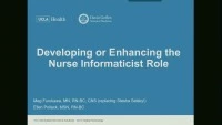 Thumbnail for Developing or Enhancing the Role of the Nursing Informaticist