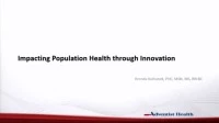 Thumbnail for Impacting Population Health through Innovation