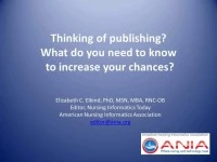Thumbnail for Thinking of Publishing? What Do You Need to Know to Increase Your Chances?