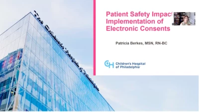 Thumbnail for Patient Safety Impact: Implementation of Electronic Consents