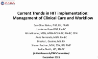 Thumbnail for Current Trends in HIT Implementation: Management of Clinical Care and Workflow