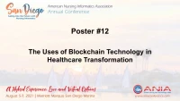 Thumbnail for The Uses of Blockchain Technology in Healthcare Transformation