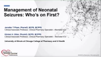 Thumbnail for Management of Neonatal Seizures: Who’s on First?