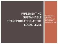 Thumbnail for Implementing Sustainable Transportation at the Local Agency Level