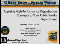 Thumbnail for Applying High Performance Organization Concepts to Your Public Works Department