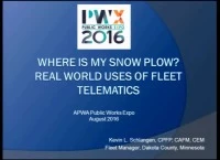 Thumbnail for Where is My Snow Plow? Real World Uses of Fleet Telematics