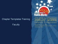 Thumbnail for Chapter Templates Training