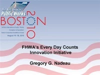 Thumbnail for FHWA's Every Day Counts Innovation Initiative - PENDING