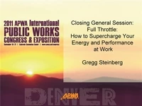 Thumbnail for Closing General Session: Full Throttle: How to Supercharge Your Energy and Performance at Work