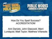 Thumbnail for How Do You Spell Success? ACCREDITATION!