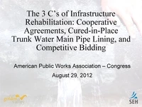 Thumbnail for The Three C's of Infrastructure Rehabilitation