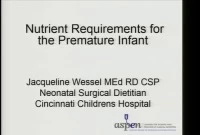 Thumbnail for Nutrition Support for the Practicing Pediatric Clinician: Excellence in Pediatric Nutrition Support