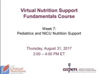 Thumbnail for Pediatrics and NICU Nutrition Support