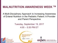 Thumbnail for A Multi-Disciplinary Approach to Increasing Awareness of Enteral Nutrition in the Pediatric Patient: A Provider and Parent Perspective
