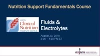 Thumbnail for Fluids & Electrolytes