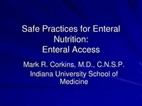 Thumbnail for Safe Practices for Enteral Nutrition: In Search of Evidence to Support Best Practice
