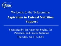 Thumbnail for Aspiration Prevention in Nutrition Support Patients