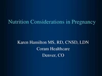 Thumbnail for Nutrition Considerations in Pregnancy
