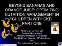 Thumbnail for Optimizing Nutrition Management of Kidney Disease in Childhood