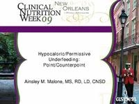 Thumbnail for Hypocaloric/Permissive Underfeeding: Point/Counterpoint