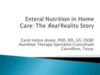 Thumbnail for Home Enteral Nutrition Support: Traversing the Hurdles in Providing Optimal Nutrition