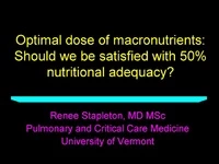 Thumbnail for Optimizing Enteral Nutrition in the ICU Setting