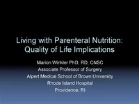 Thumbnail for Living with PN: Quality of Life Implications